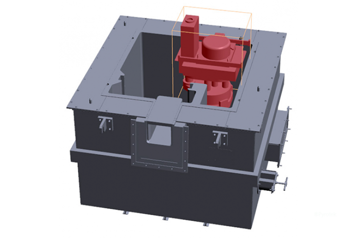 MetalCastingSystemDrawing SinglePumpInFurnace